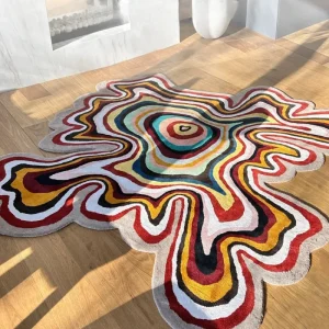 Irregular Rainbow Rug